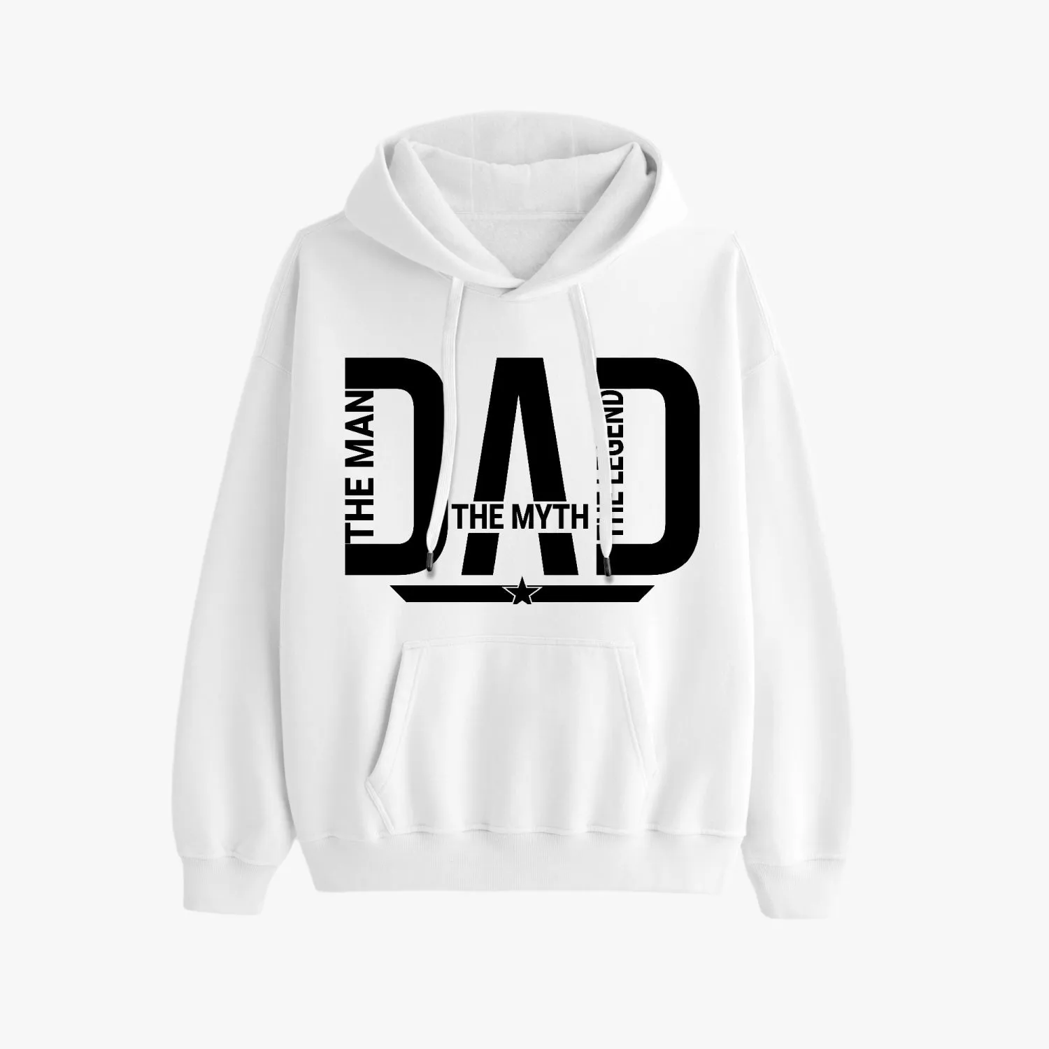 DAD the man the myth the legend Unisex Fleece Hoodie