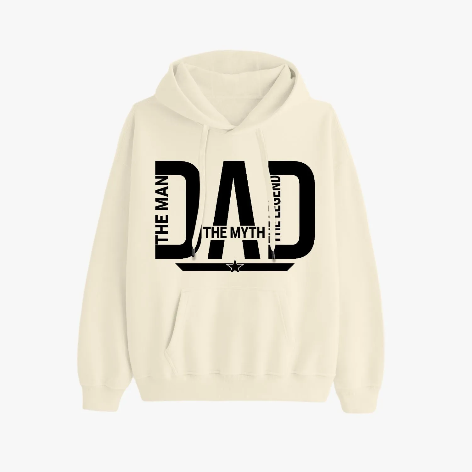 DAD the man the myth the legend Unisex Fleece Hoodie