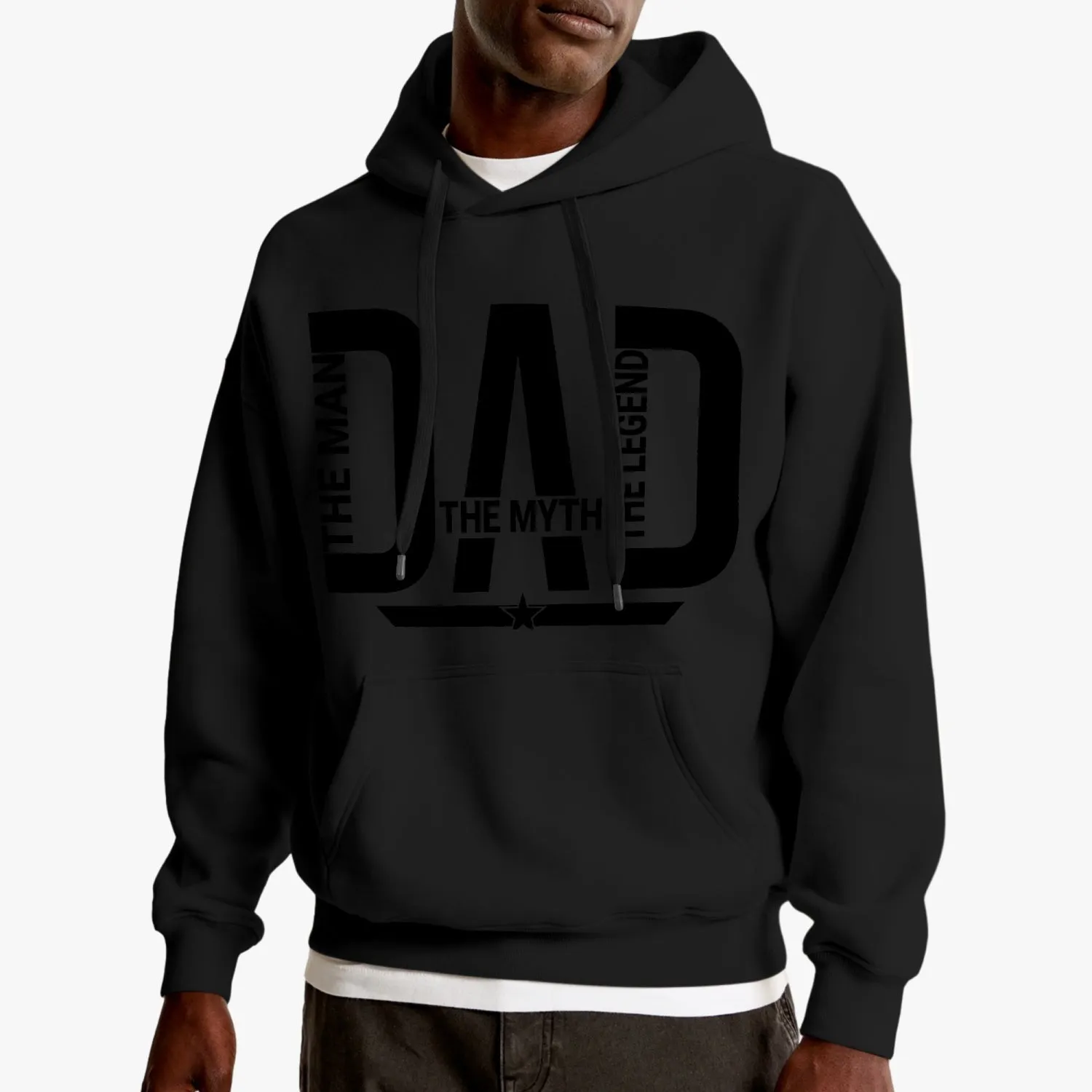 DAD the man the myth the legend Unisex Fleece Hoodie
