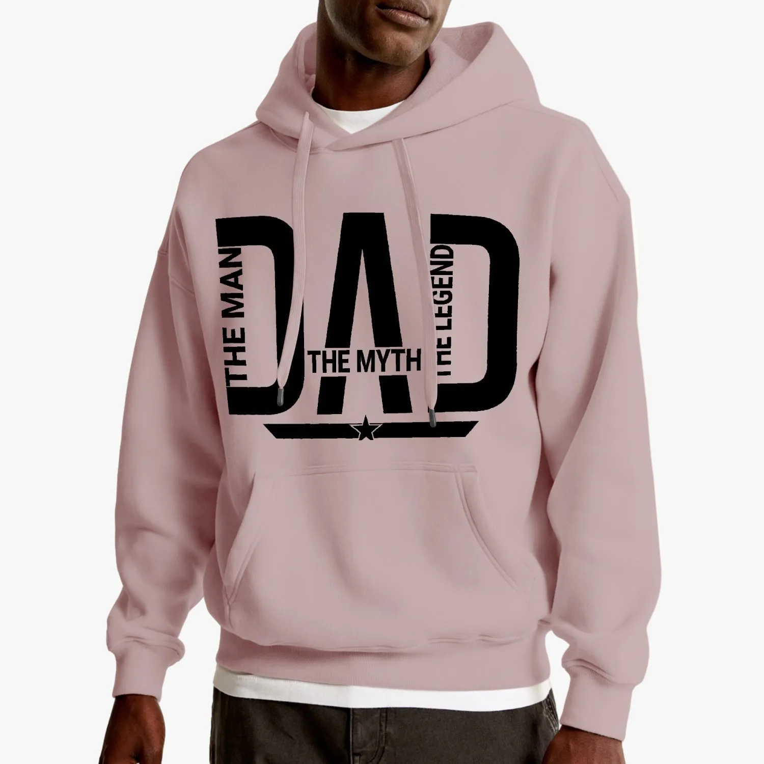 DAD the man the myth the legend Unisex Fleece Hoodie