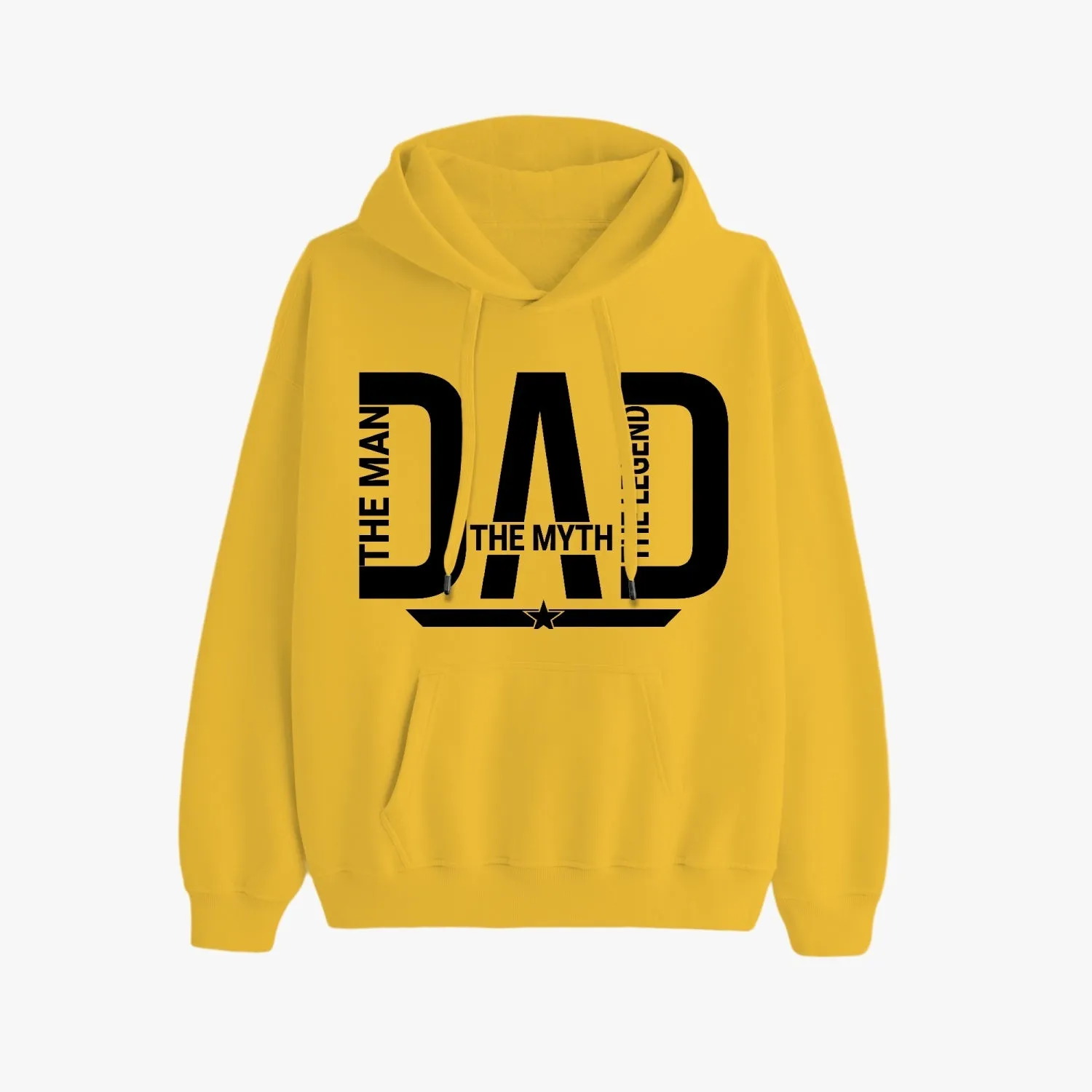 DAD the man the myth the legend Unisex Fleece Hoodie