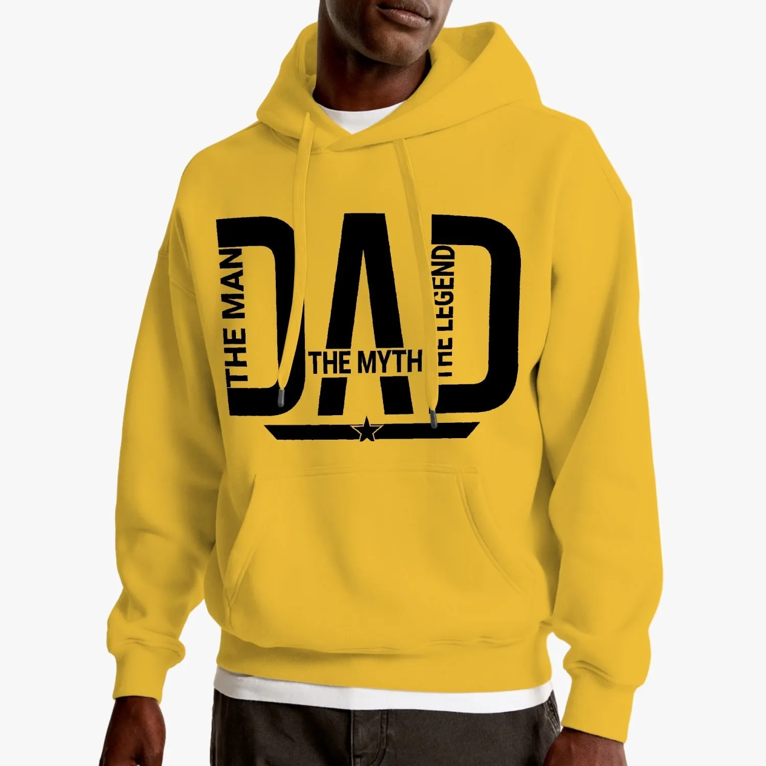 DAD the man the myth the legend Unisex Fleece Hoodie