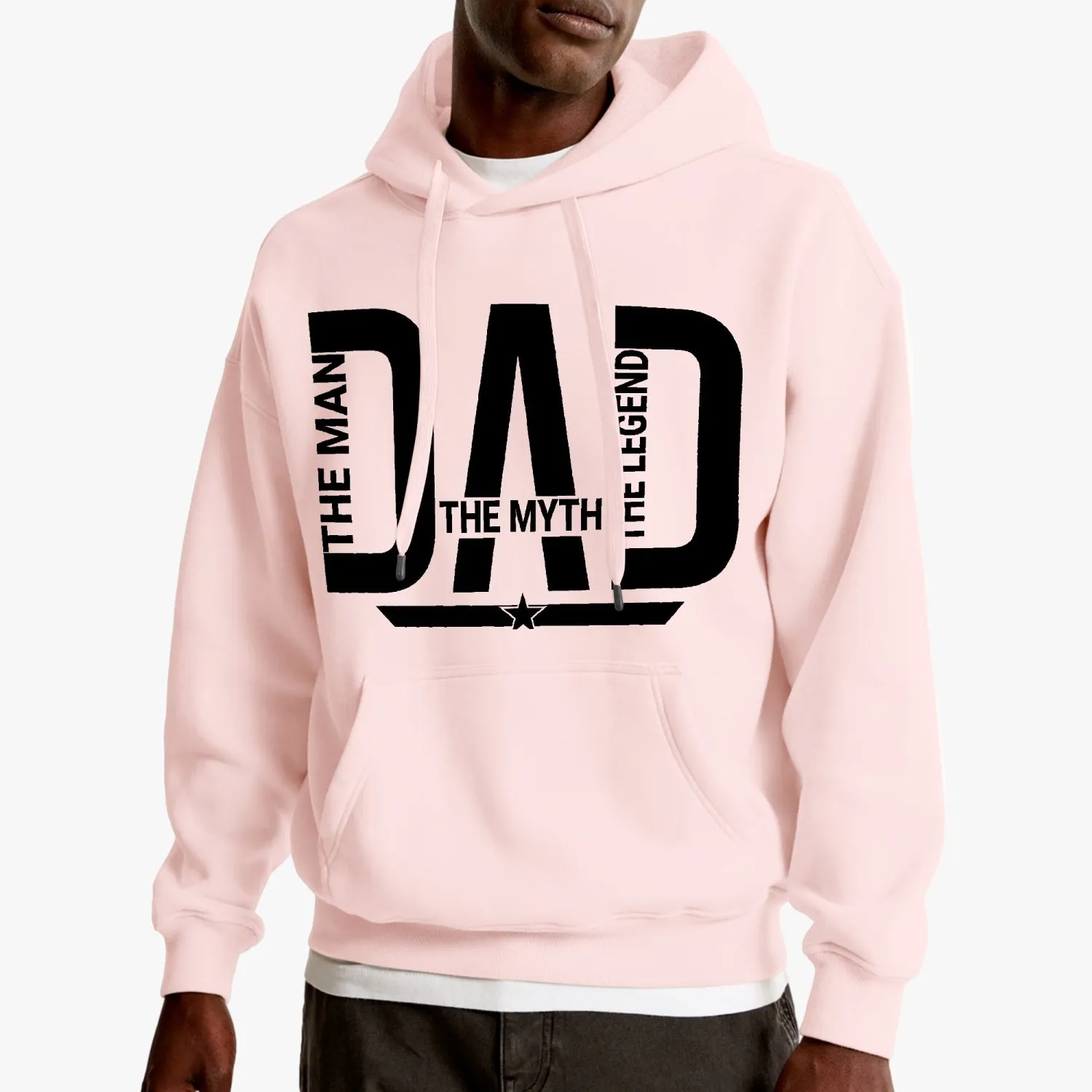 DAD the man the myth the legend Unisex Fleece Hoodie