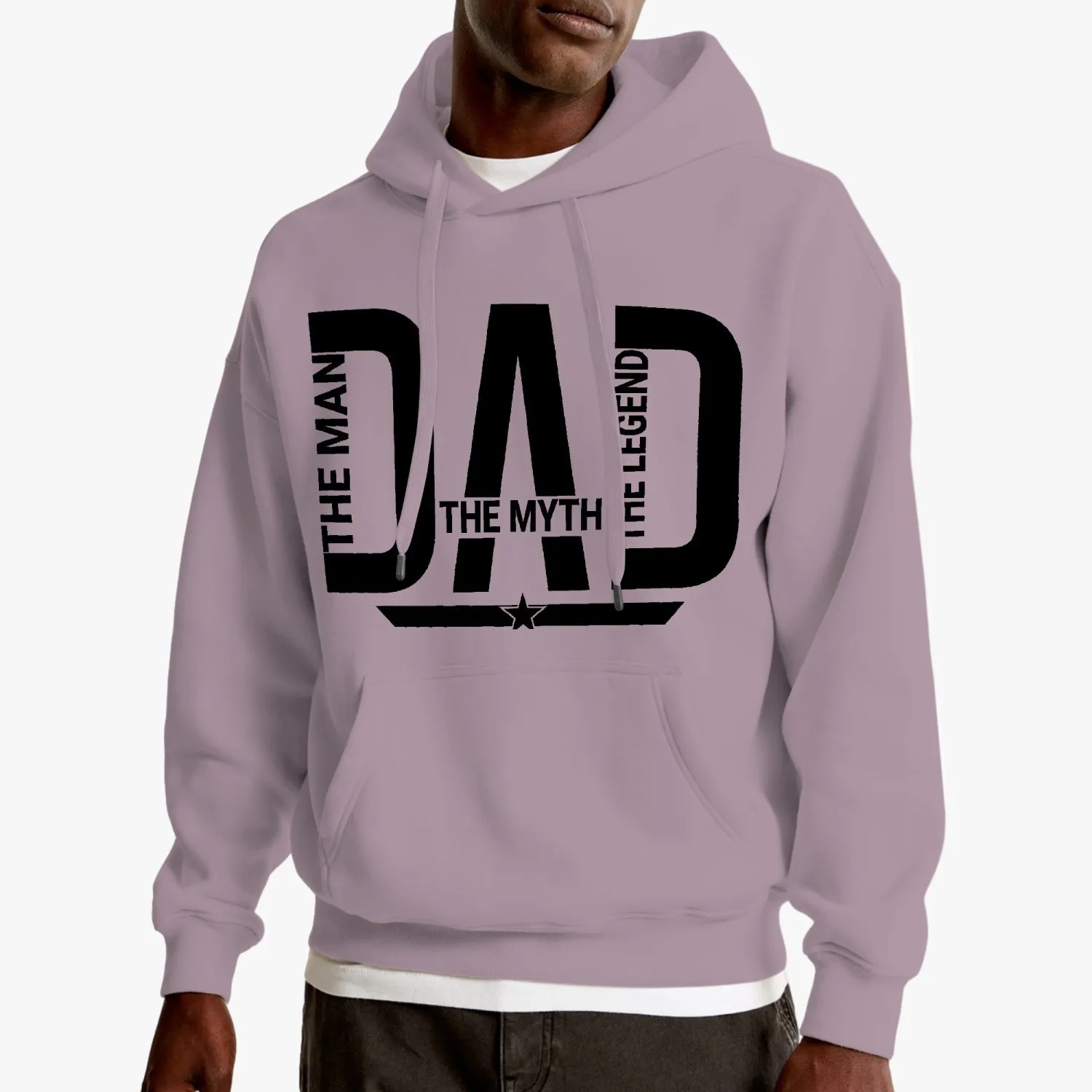 DAD the man the myth the legend Unisex Fleece Hoodie