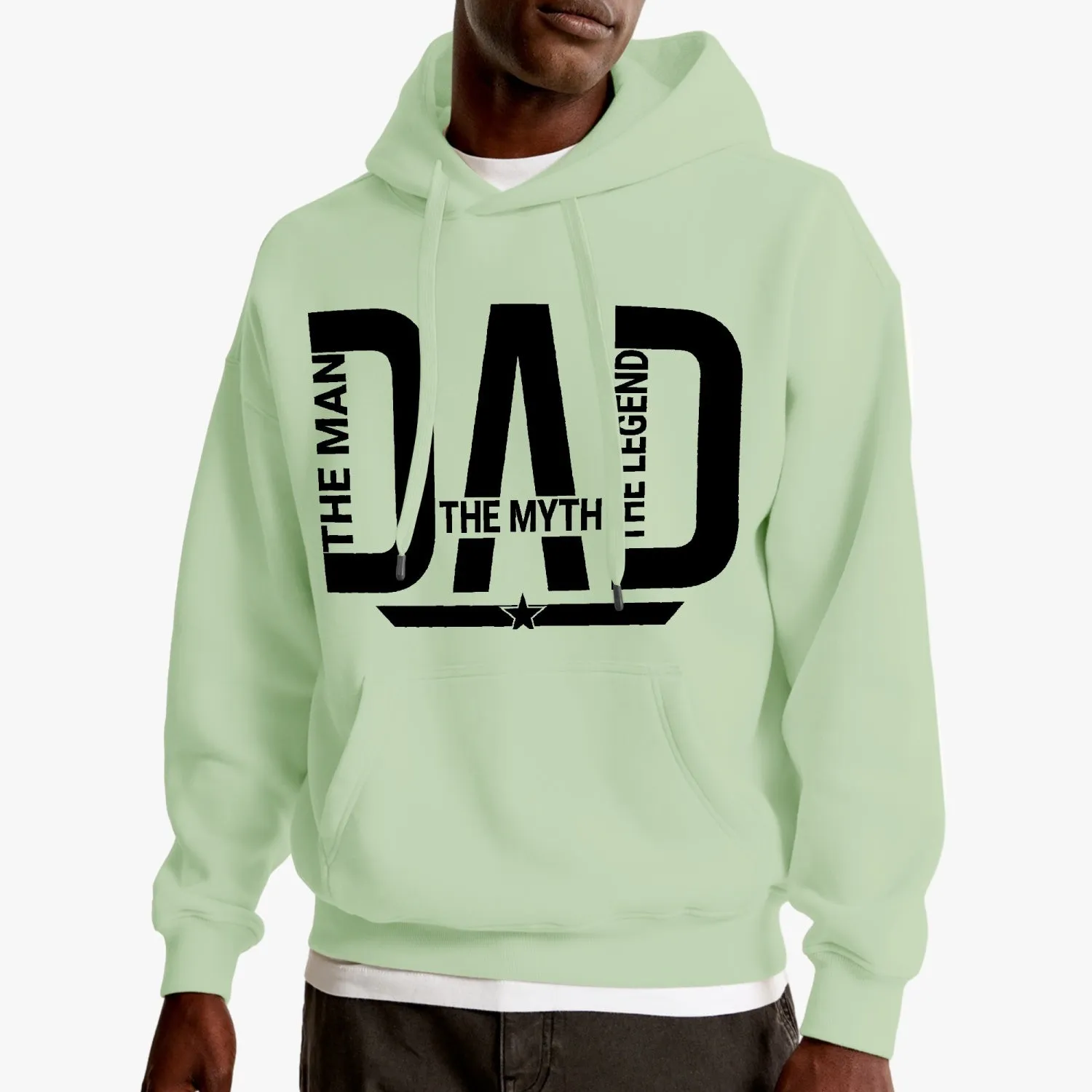 DAD the man the myth the legend Unisex Fleece Hoodie