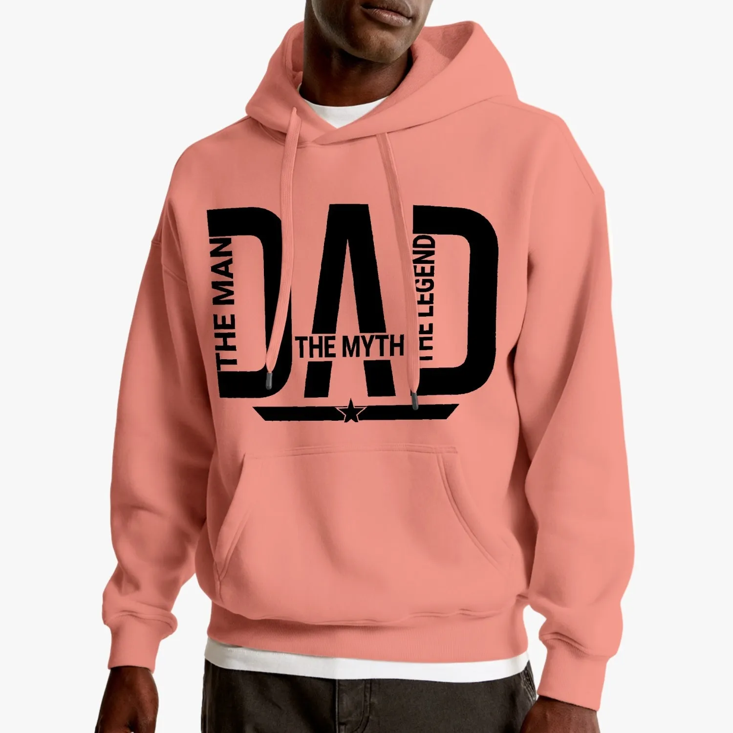DAD the man the myth the legend Unisex Fleece Hoodie
