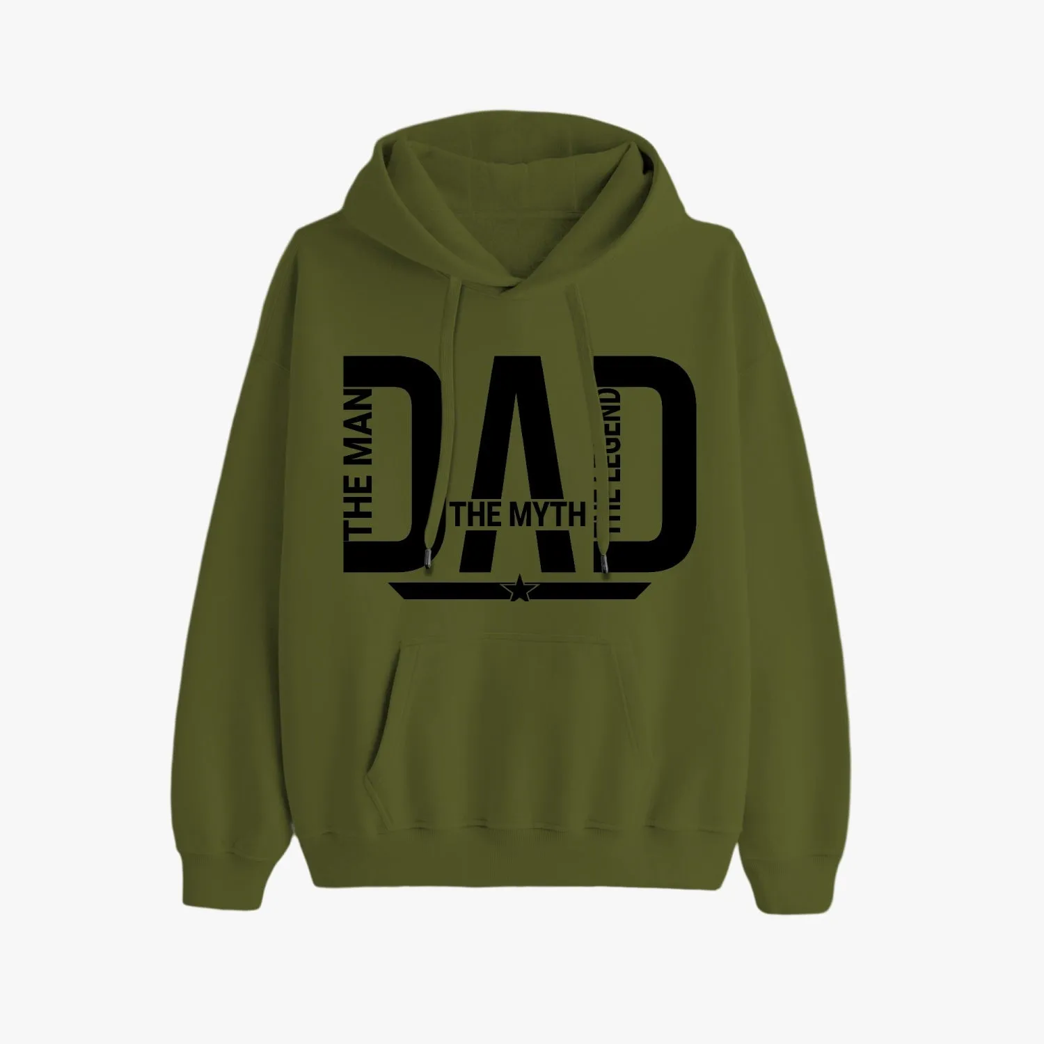 DAD the man the myth the legend Unisex Fleece Hoodie