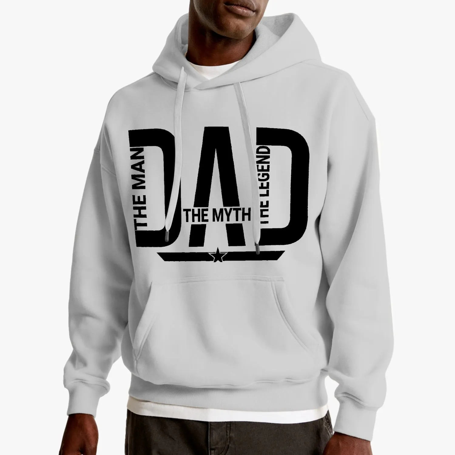 DAD the man the myth the legend Unisex Fleece Hoodie