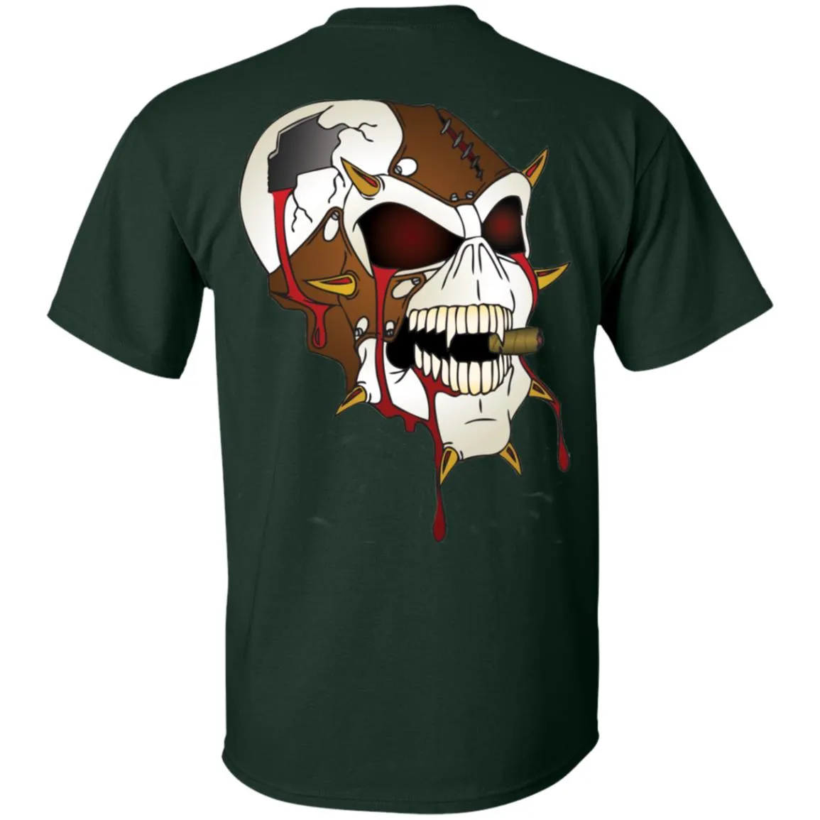 Dark Side Racing 2-sided print w/ skull on back G200 Gildan Ultra Cotton T-Shirt