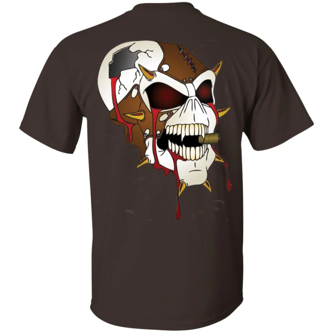 Dark Side Racing 2-sided print w/ skull on back G200 Gildan Ultra Cotton T-Shirt