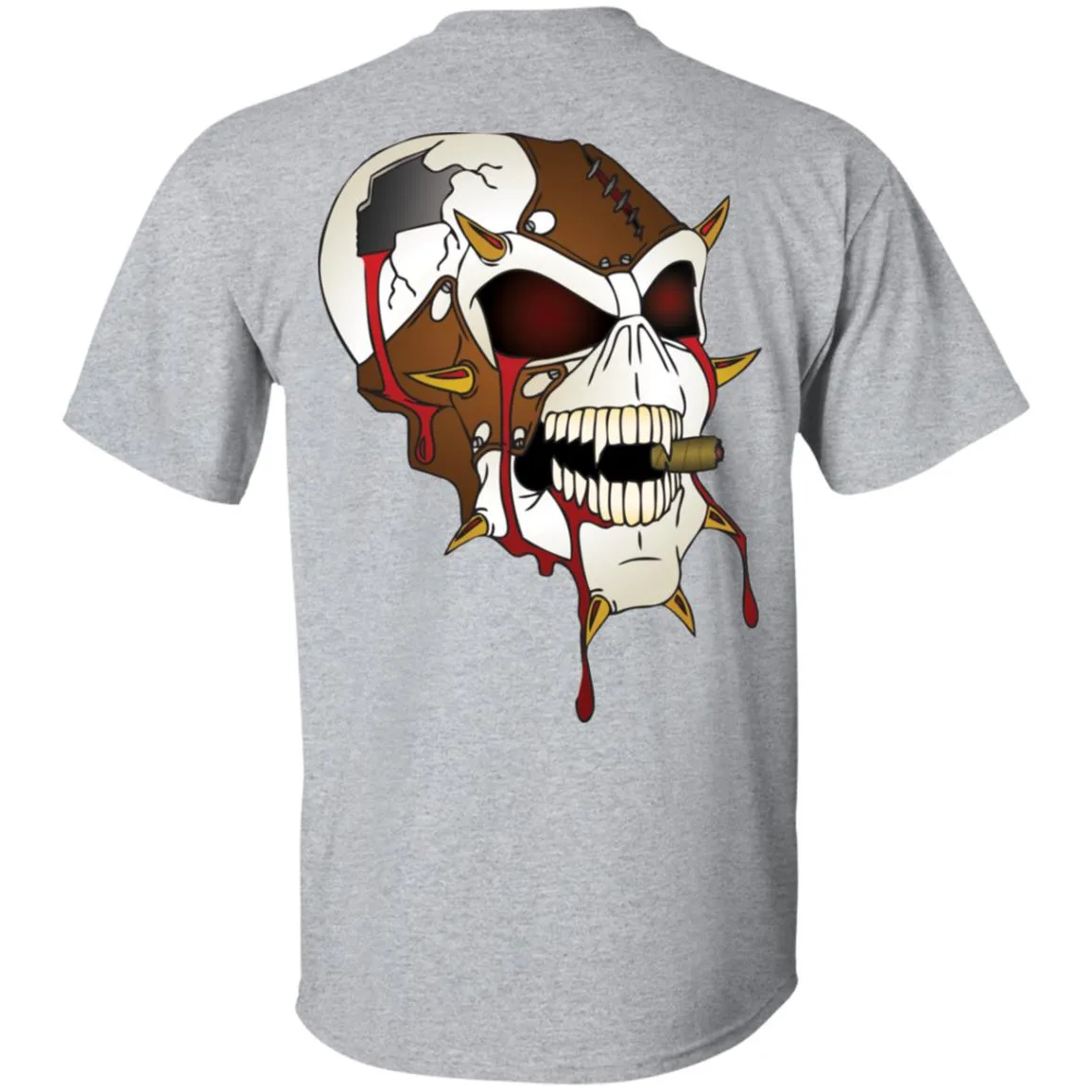 Dark Side Racing 2-sided print w/ skull on back G200 Gildan Ultra Cotton T-Shirt