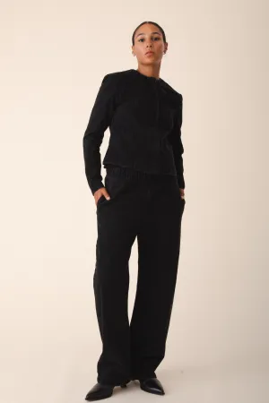 Denim Una Pant in Washed Black