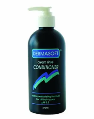 Dermasoft Cream Rinse Conditioner for All Hair Types 375ml