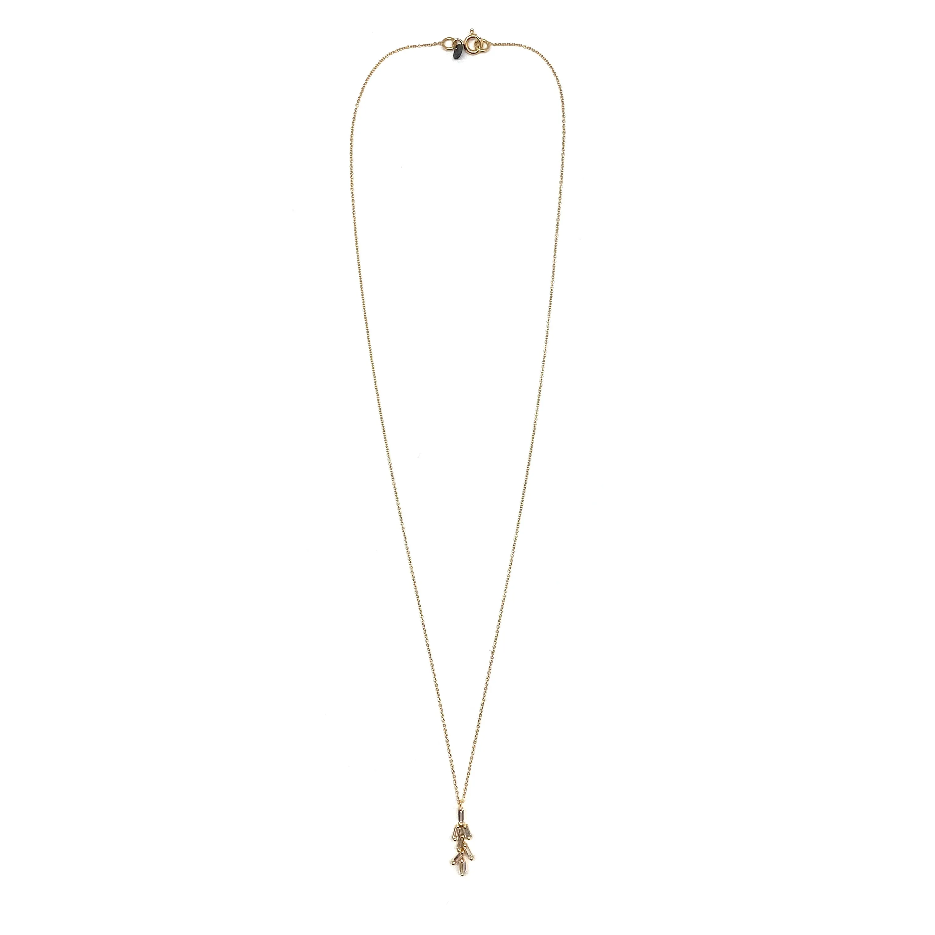 Diagonal Diamond Necklace