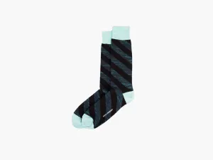 Diagonal-Green Heather/Black/Green