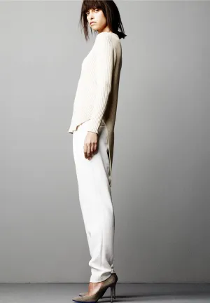 Diagonal Hem Sweater