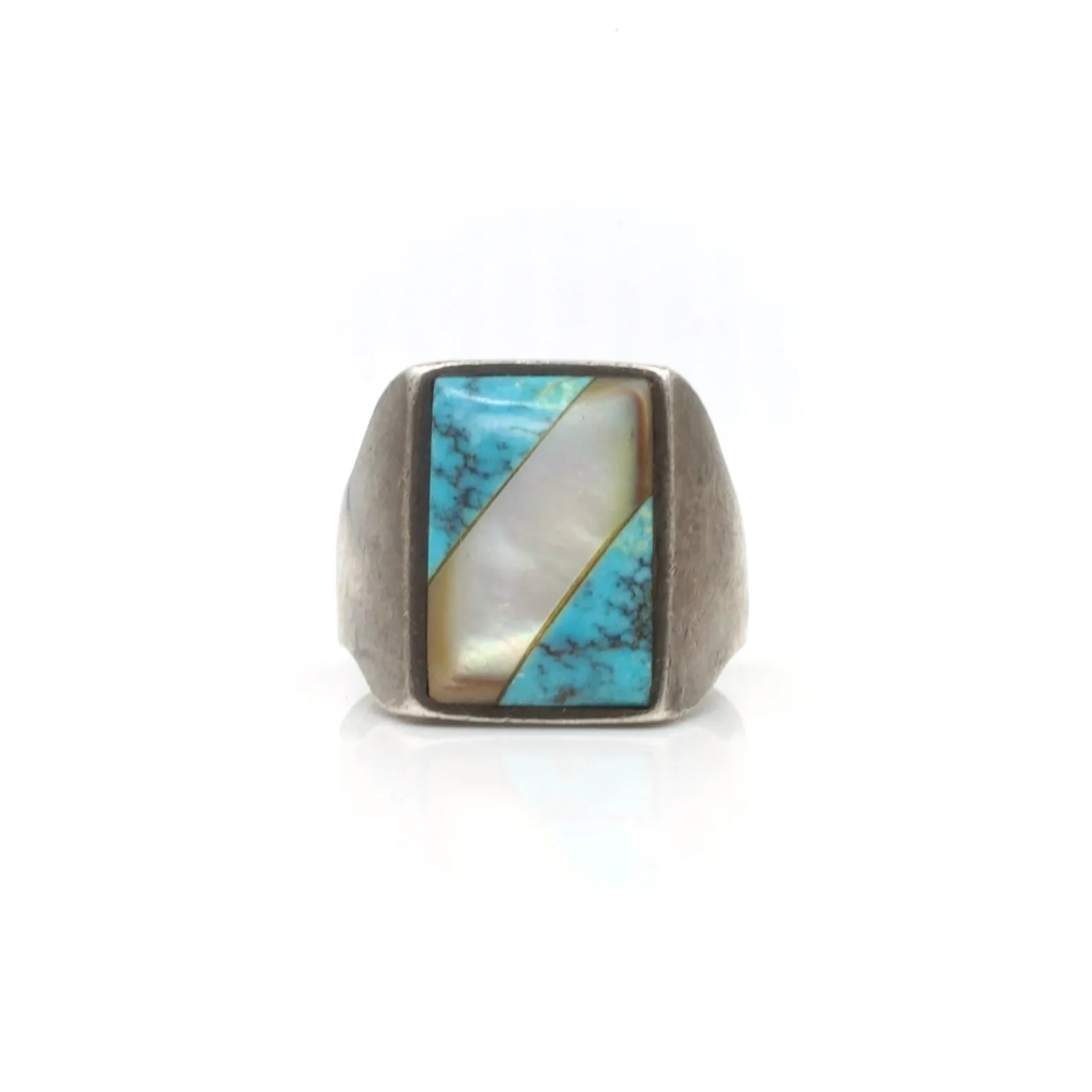 Diagonal Inlay Ring - 10.5