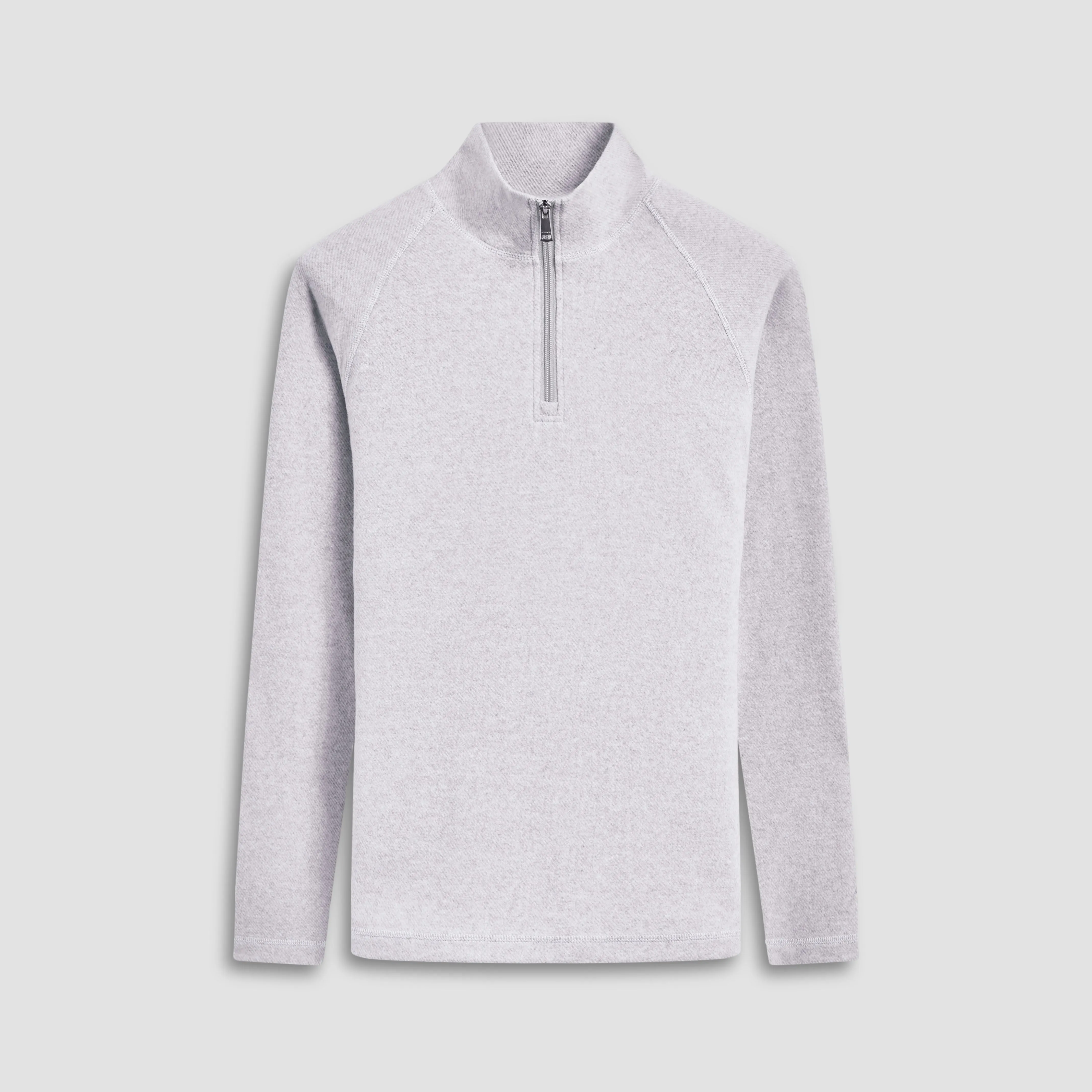 Diagonal Pinstripe Quarter-Zip Pullover