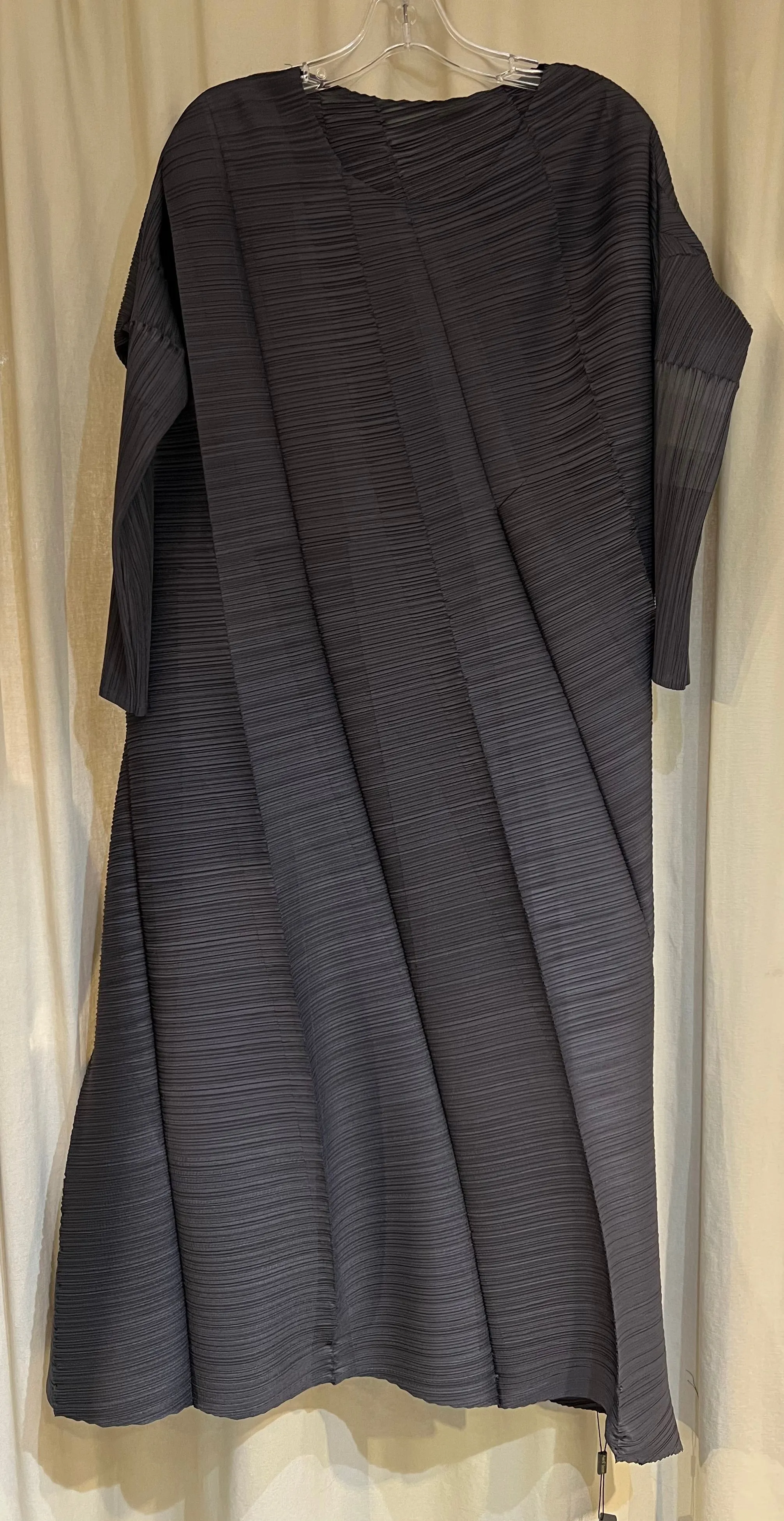 Diagonal Pleats Dress