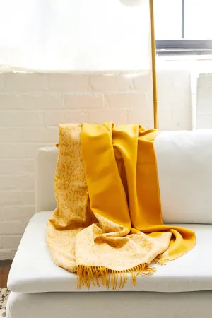 Diagonal Print Throw Blanket