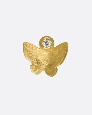 Diamond Butterfly Threadless Earring