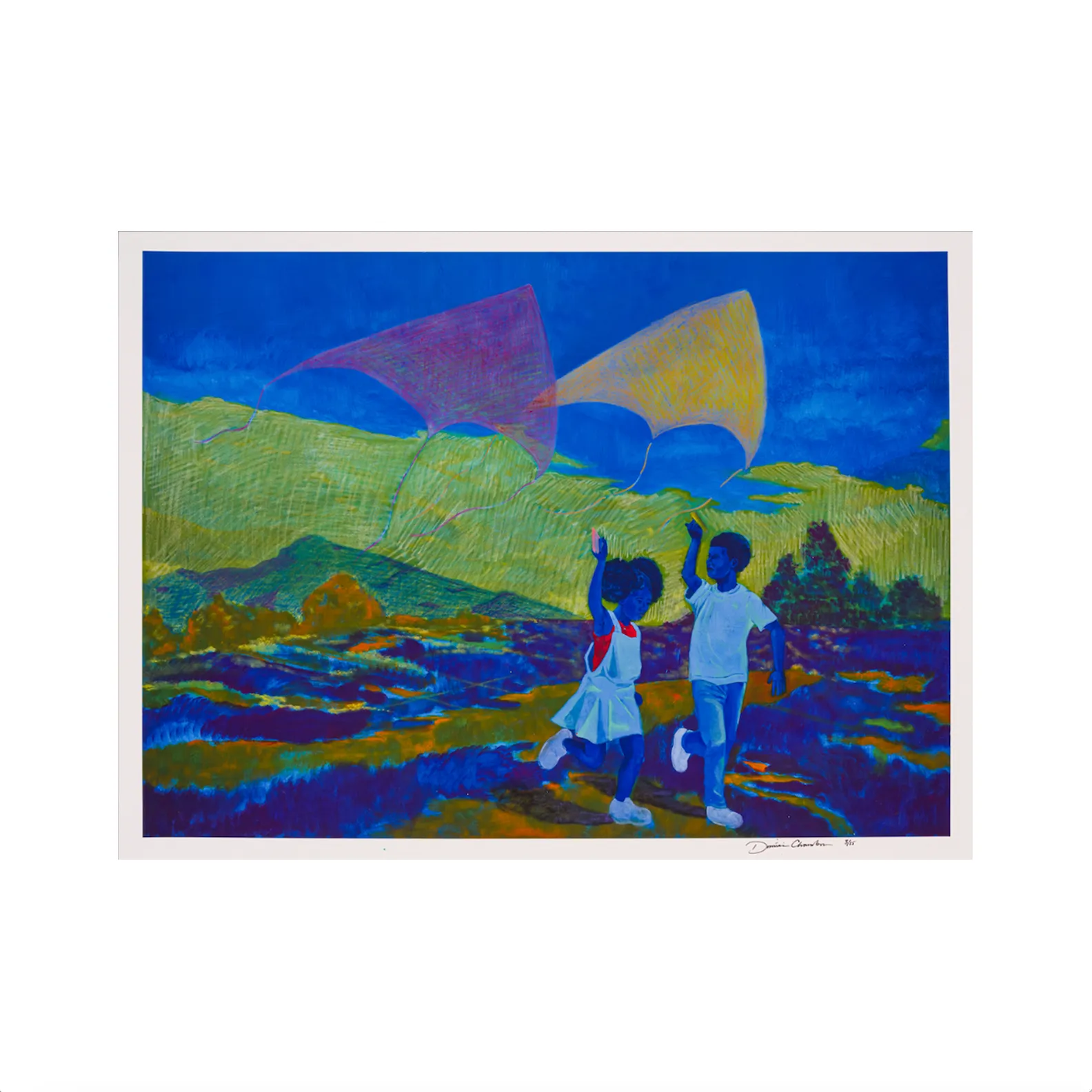 Dominic Chambers, Leave Room for the Wind, 2024; Limited Edition Print