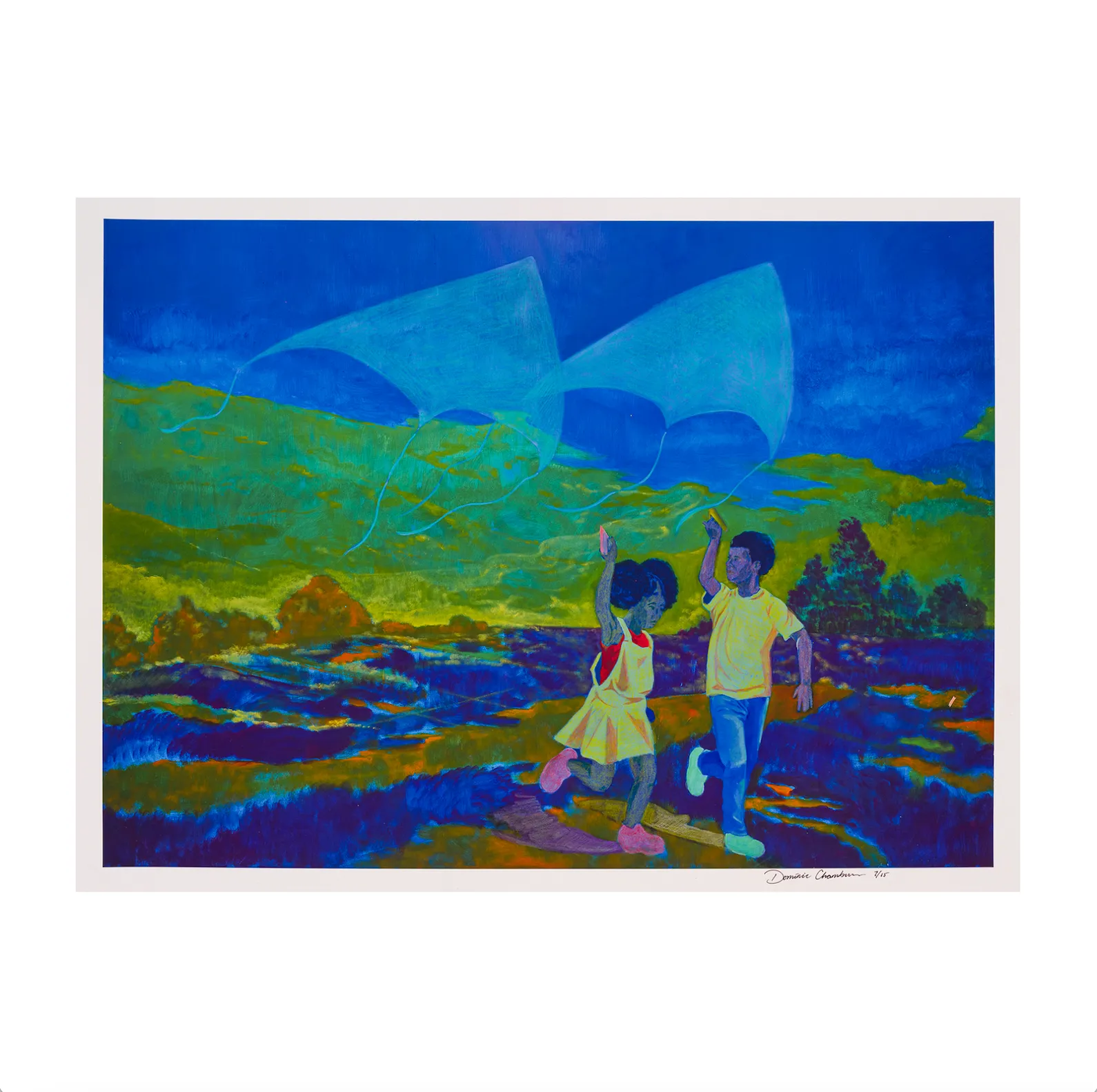 Dominic Chambers, Leave Room for the Wind, 2024; Limited Edition Print