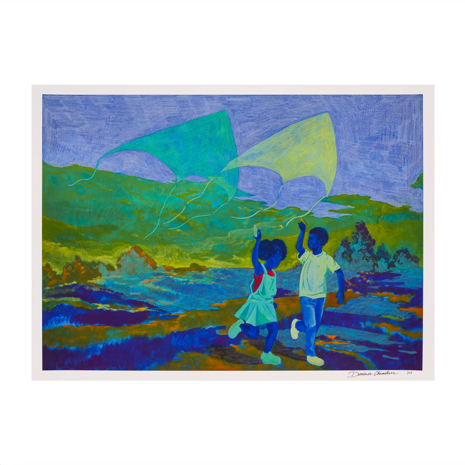 Dominic Chambers, Leave Room for the Wind, 2024; Limited Edition Print