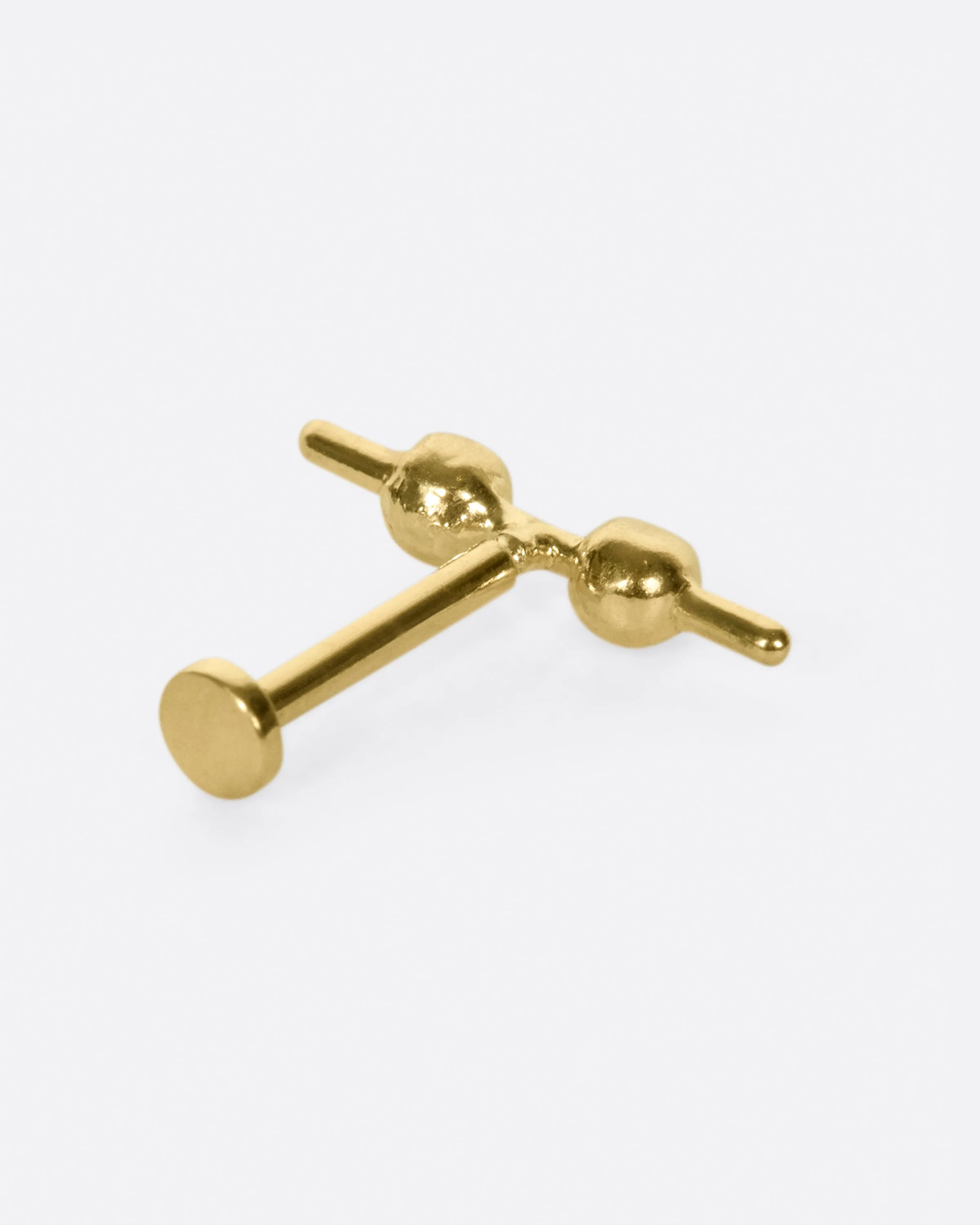 Double Orion Threadless Earring