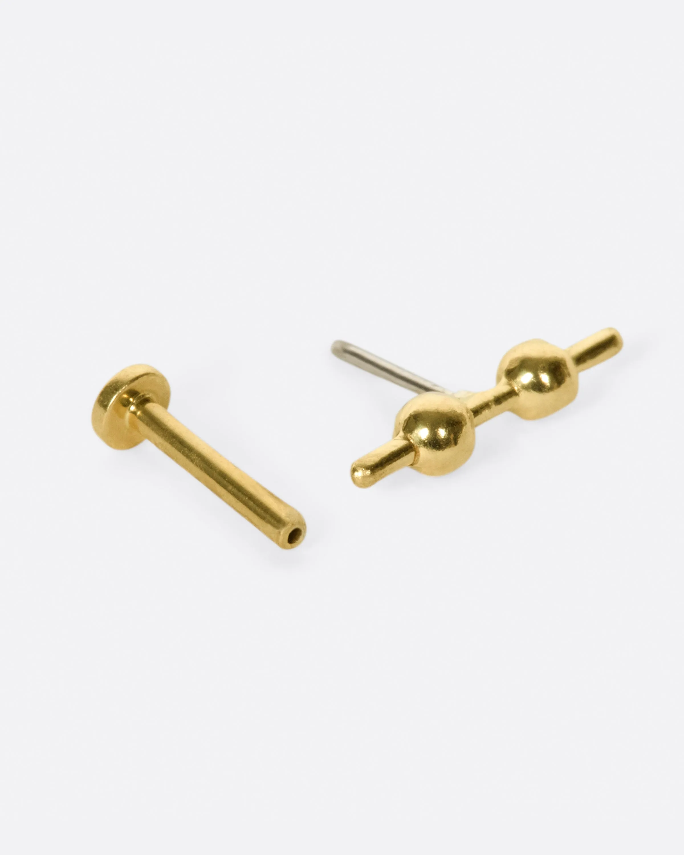 Double Orion Threadless Earring