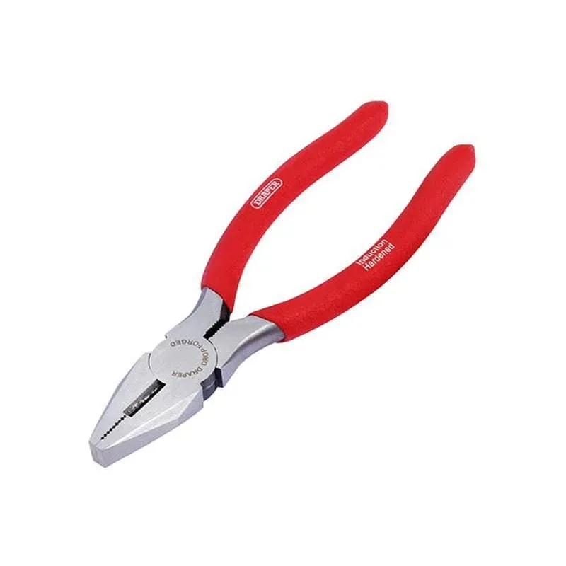 Draper 3Pc Pliers Set Carbon Steel 160Mm Combination Side Cutting & Long Nose