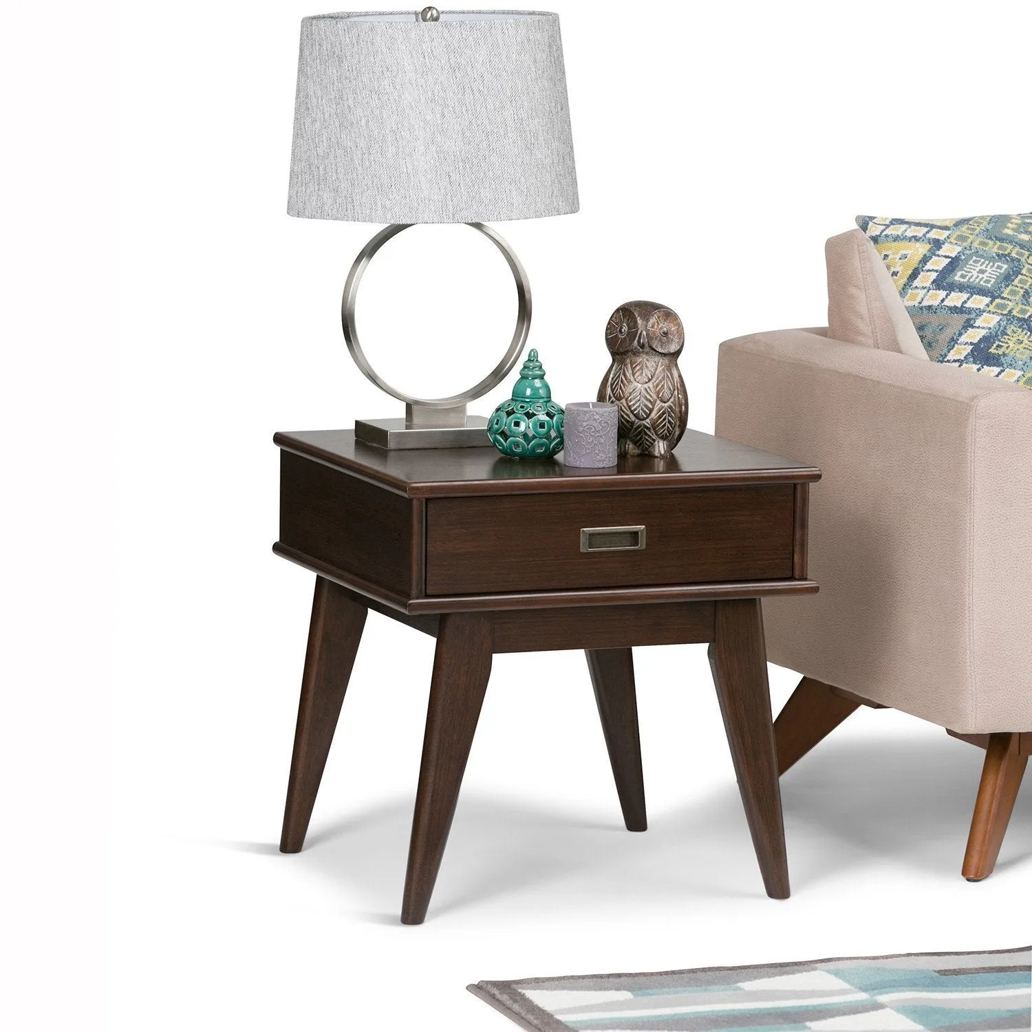 Draper Mid Century End Table
