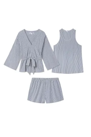 DreamModal Kimono Shorts Bundle in Seaport Pencil Stripe