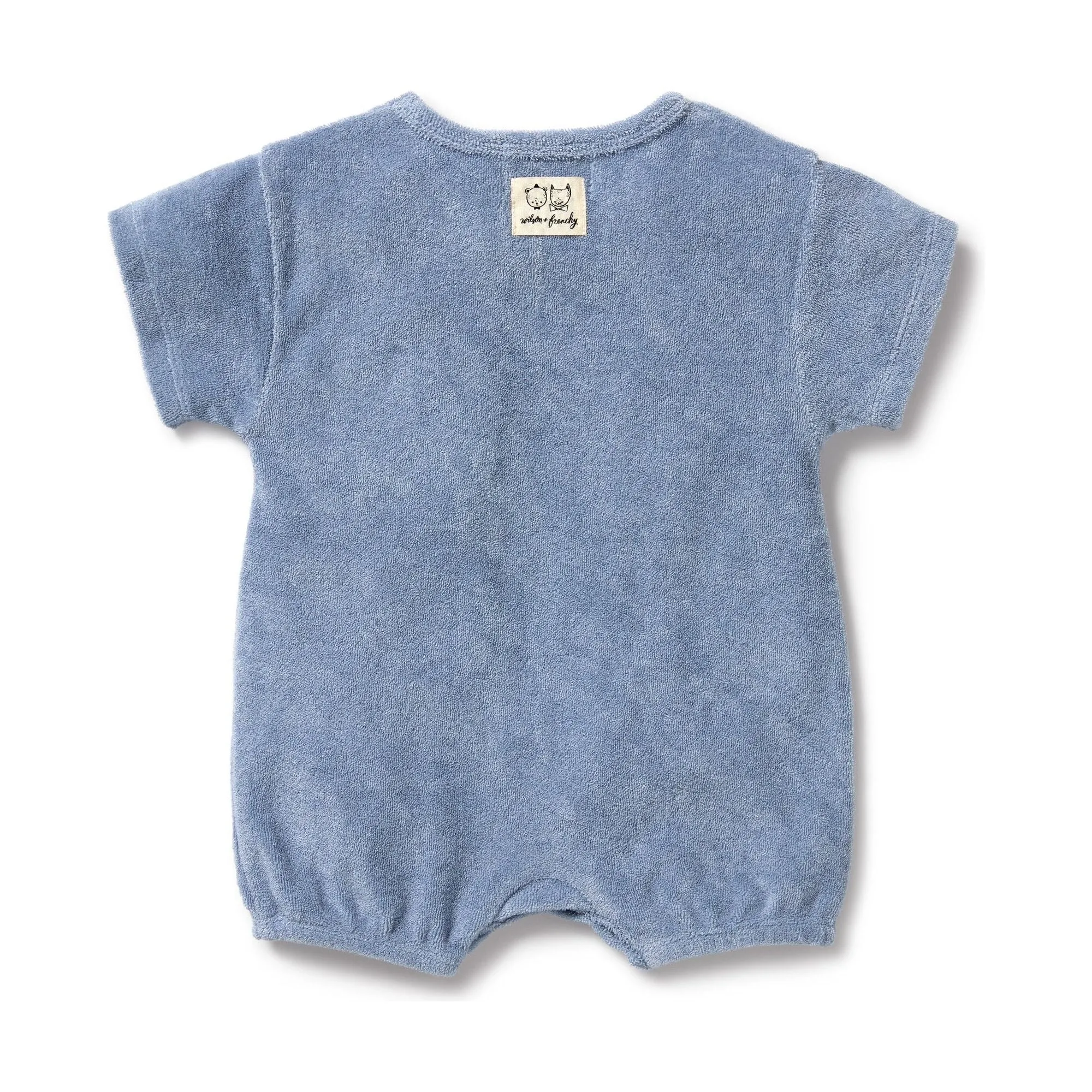 Dusty Blue Organic Terry Growsuit