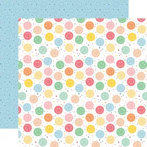 Echo Park - Have A Nice Day - 12x12 Single Sheet / Smiles All Around