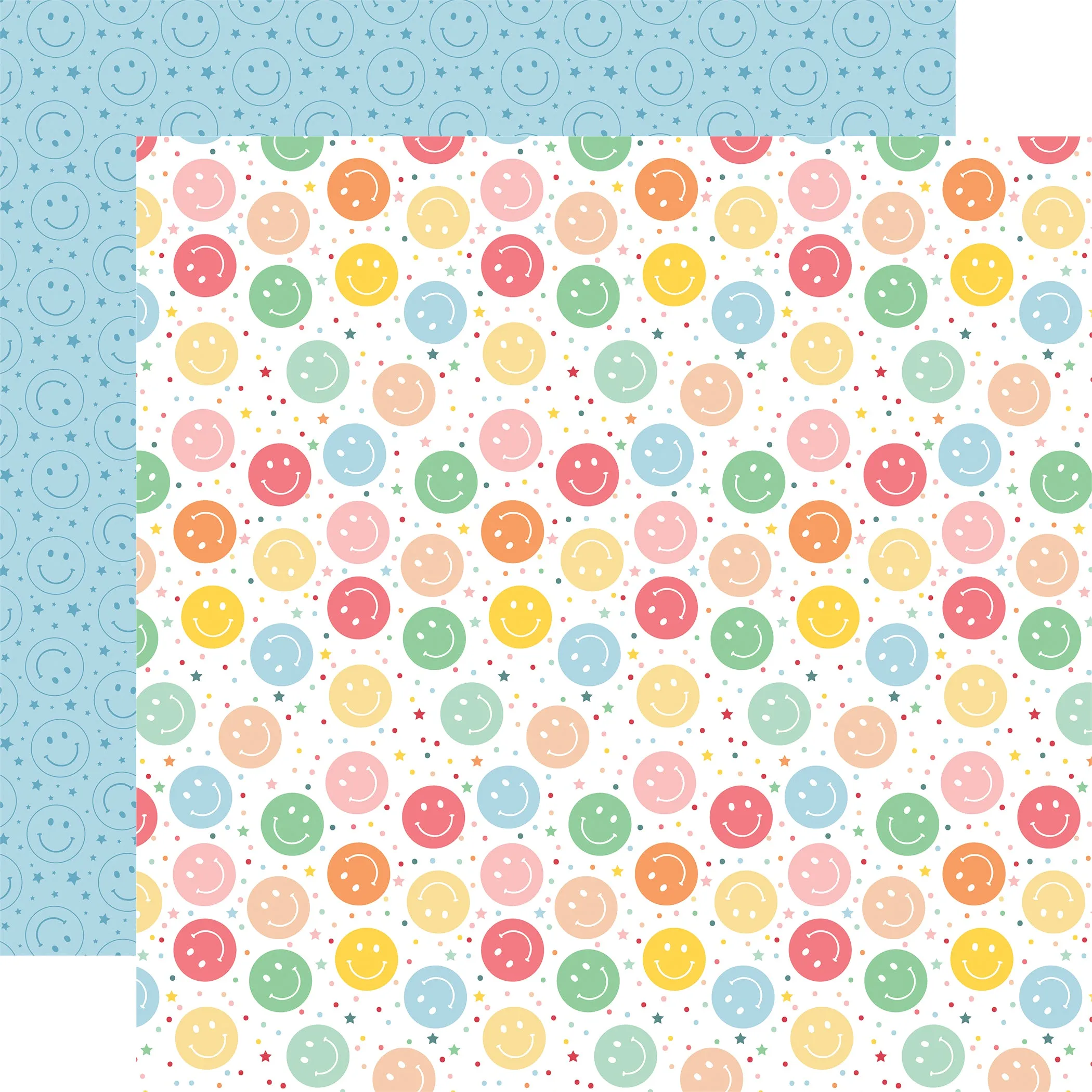 Echo Park - Have A Nice Day - 12x12 Single Sheet / Smiles All Around