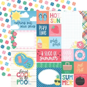 Echo Park - Sun Kissed - 12x12 Single Sheet / Multi Journaling Cards