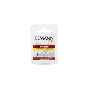 EEMANN TECH FRONT SIGHT FOR CZ 75 CHECKERED WITH 1MM FIBER OPTICS ROD, ET-130201