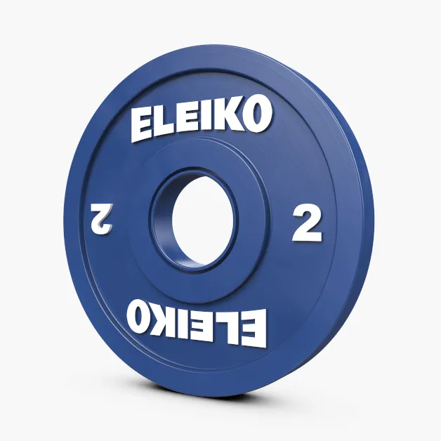 ELEIKO IWF WEIGHTLIFTING FRICTION GRIP COMPETITION PLATES