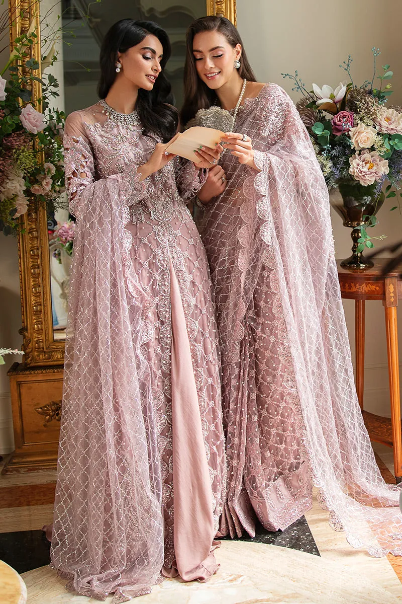 Elle TDL22-06 | Mushq Serendipity Trousseau De Luxe 2022 Luxury Wedding Collection | Embroidered Net Suits