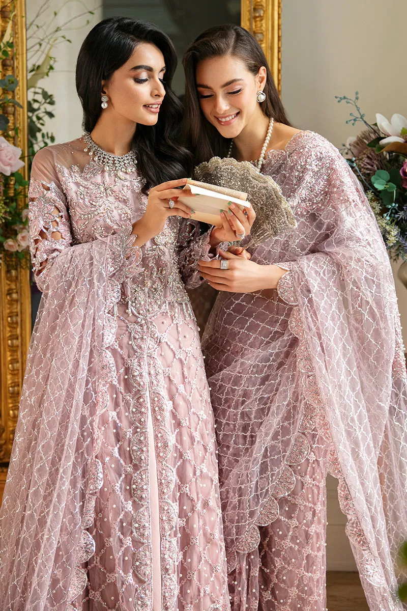 Elle TDL22-06 | Mushq Serendipity Trousseau De Luxe 2022 Luxury Wedding Collection | Embroidered Net Suits