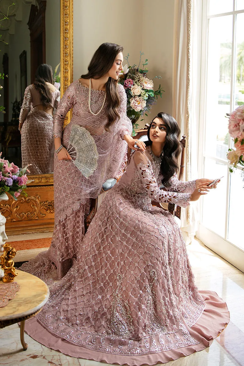 Elle TDL22-06 | Mushq Serendipity Trousseau De Luxe 2022 Luxury Wedding Collection | Embroidered Net Suits