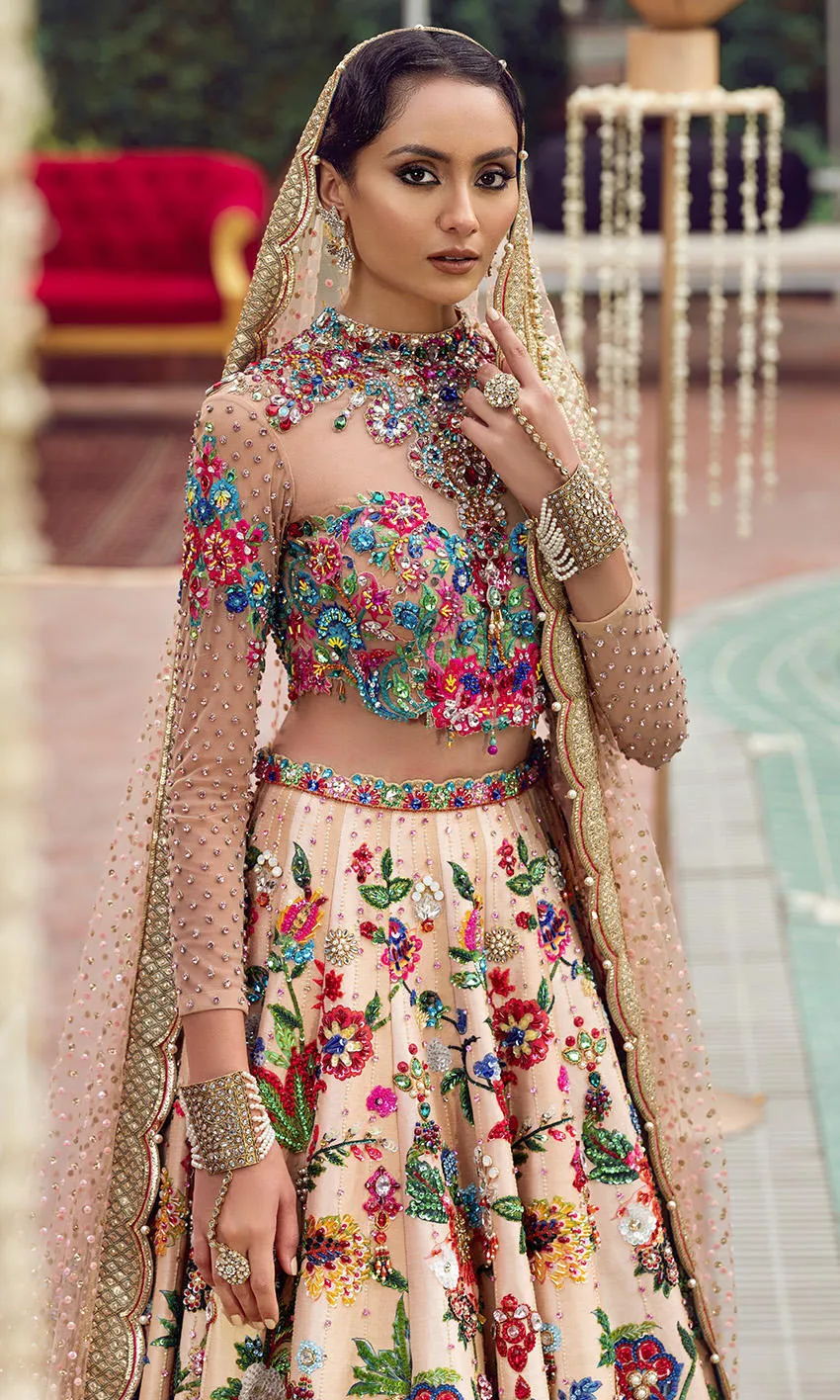 Embellished Indian Colourful Lehenga Choli #BN1153