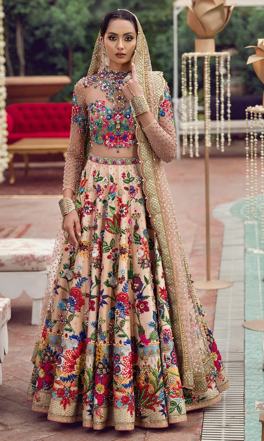 Embellished Indian Colourful Lehenga Choli #BN1153