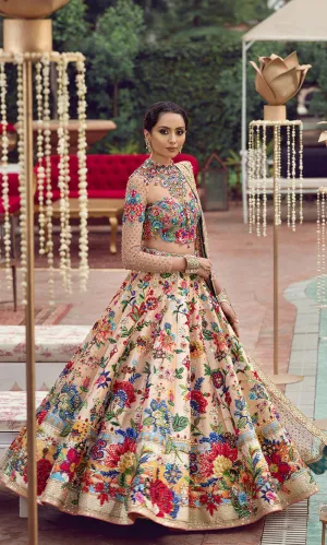 Embellished Indian Colourful Lehenga Choli #BN1153