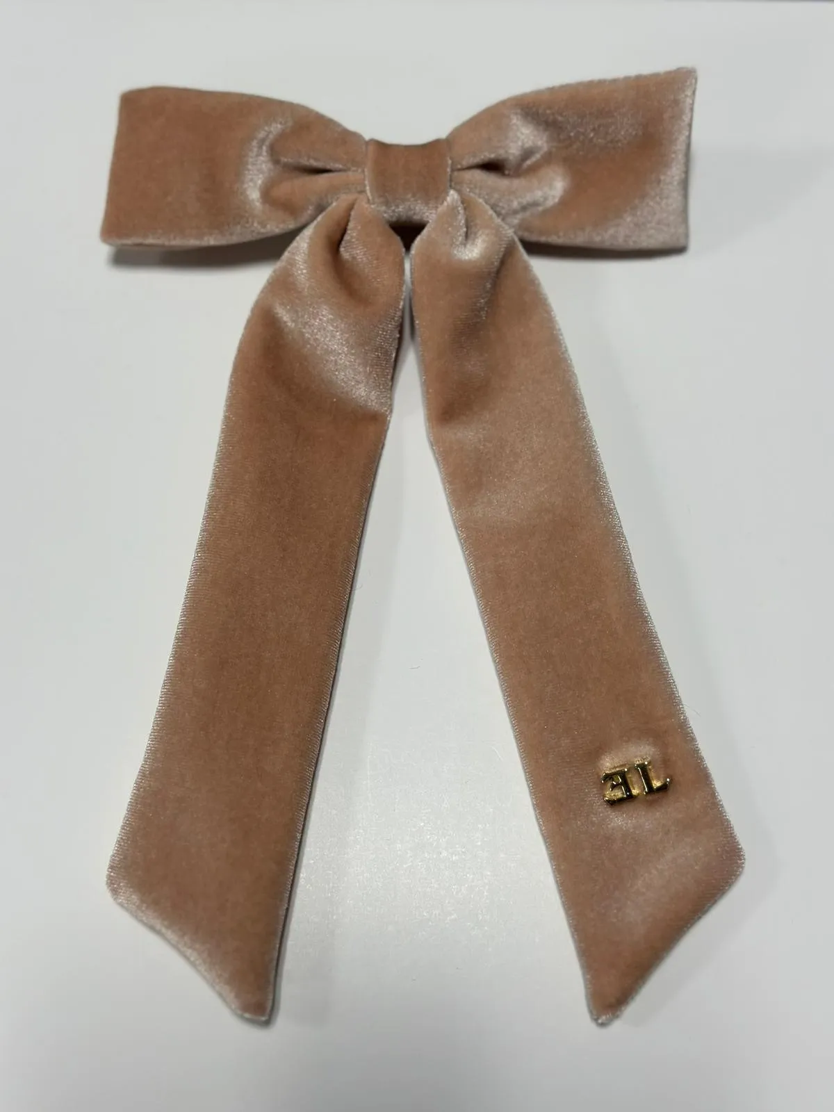 Embellished Pearl Bow-Rose