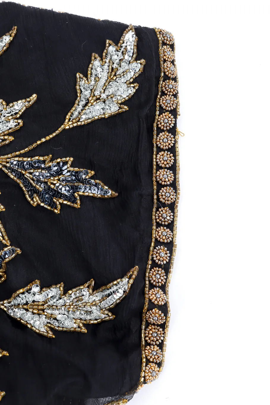 Embellished Silk Caftan