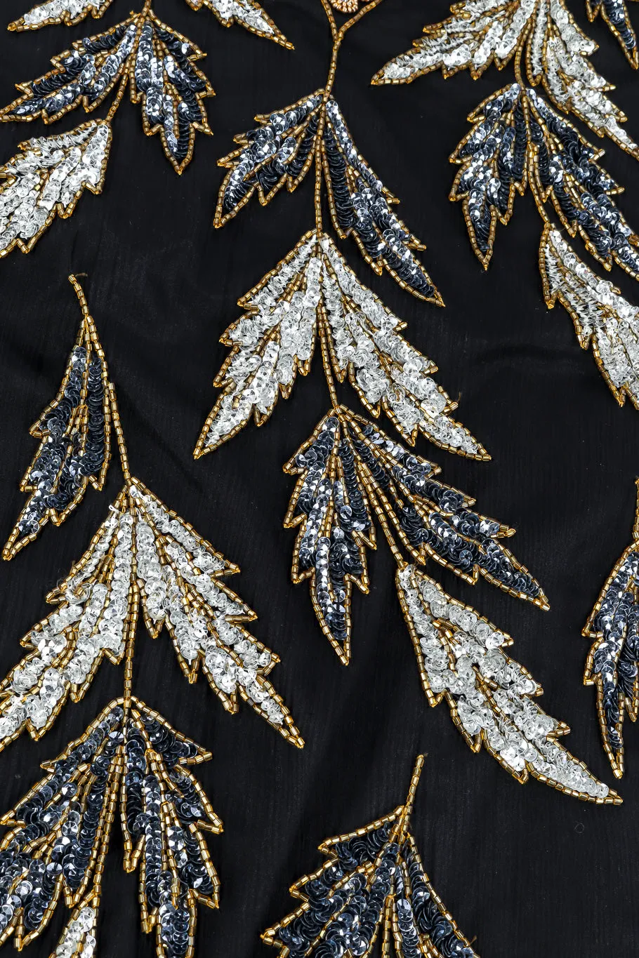 Embellished Silk Caftan