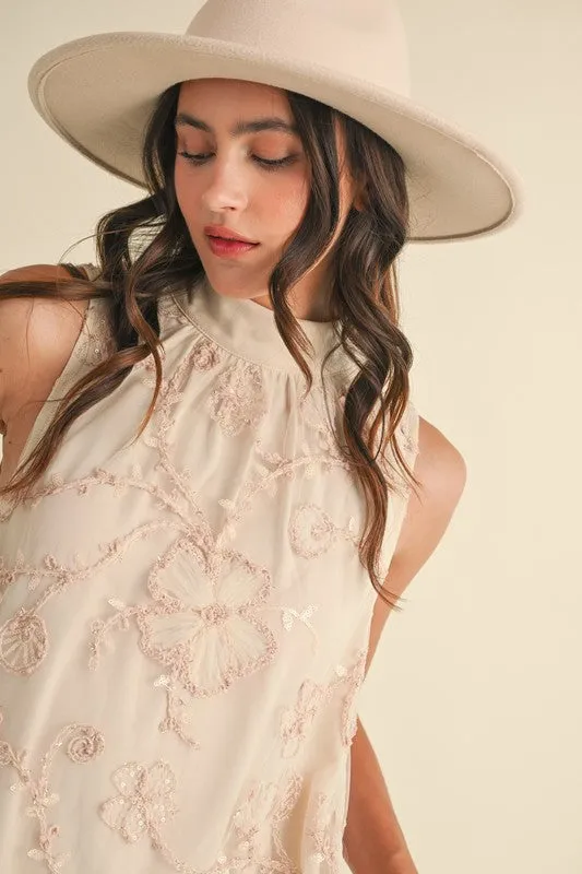 Ember Embellished Mini Dress