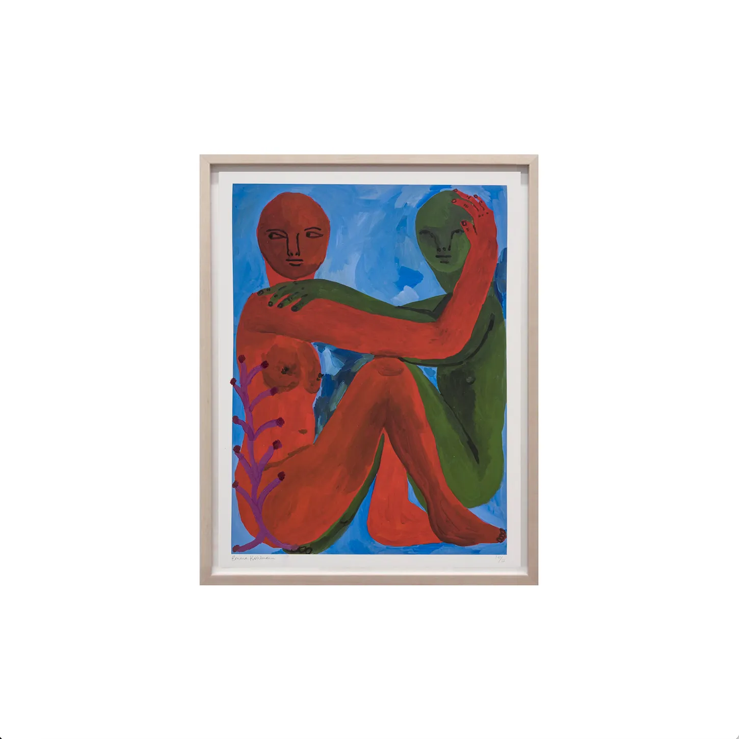 Emma Kohlmann, Being and Being Held, 2023; Limited Edition Print